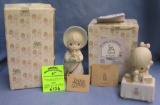 Pair of vintage Precious Moments figurines