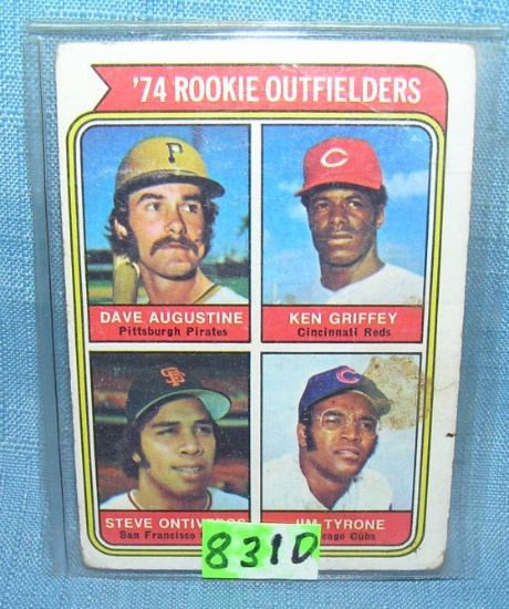 Ken Griffey Sr. rookie baseball card