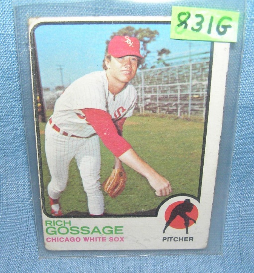 Rich "Goose" Gossage rookie baseball card