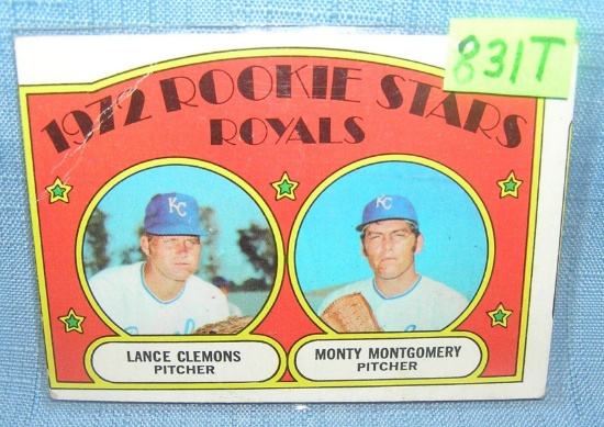 1972 rookie stars baseball card