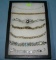 Collection of costume jewelry bracelets