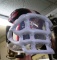Inflatable Budweiser promotional football helmet