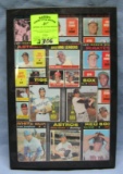 Vintage baseball cards including rookies