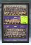 Collection of oversized NY Mets team photo cards