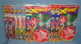 Collection of vintage first edition Xmen comic books