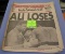 Vintage boxing newspaper headlines and clippings
