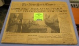 Vintage NY Times with Gorbachev cover