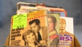 Large box of vintage TV guides