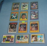 Collection of Reggie Jackson Baseball cards