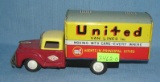 Early United Van Lines all tin delivery truck