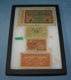 Group of vintage World currency