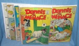 Group of early Dennis the Menace comic books