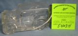 Vintage glass automobile candy container