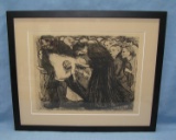 Run Over signed by the artist Kathe Kollwitz