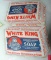 White King soap advertising double sided sewing kit