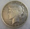 1922 Lady Liberty Peace silver dollar in fine condition