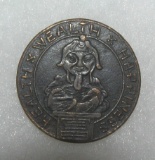 Early double sided good luck pocket medallion