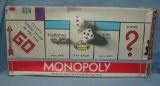 Vintage Monopoly board game by Parker Bros.