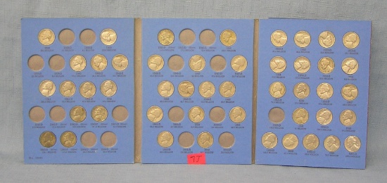 Jefferson nickel collection 1938 to 1961