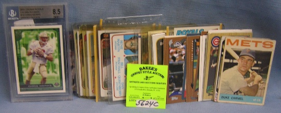 Vintage baseball all star cards including rookies