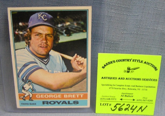 High quality George Brett baseball card