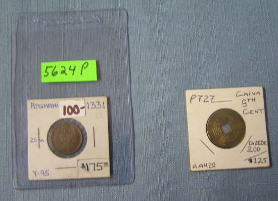 Pair of world coins