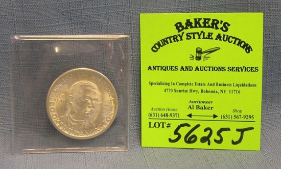 All silver Booker T. Washington commemorative coin