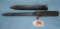 WWII fighting bayonet with scabbard