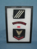 Group of Vietnam veterans military patches and insignia