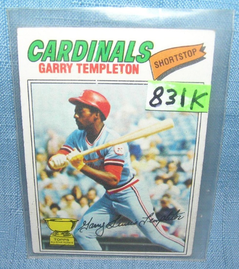 Gary Templeton rookie baseball card