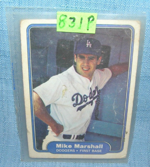 Mike Marshall rookie baseball card