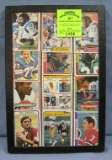 Collection of vintage all star football cards