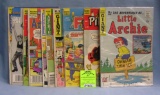 Group of early Archie comics and friends