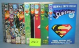 Group of vintage DC Superman comic books