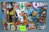 Marvel Cable and Xmen comic books