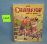 The Champions annual book for boys 1953