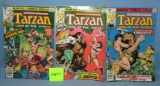Group of vintage Marvel Tarzan comic books