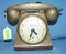 Figural telephone clock cigar or cigarette lighter