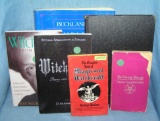 Collection of witchcraft, magic and satanic books