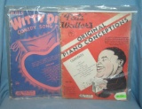 Pair of vintage sheet music/song books