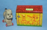 Pooch the Pop Out Pup tin mech. toy ca. 1930's