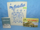 Group of 3 vintage collectible military and history books