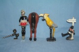 Great early collection of figural bottle openers
