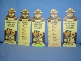 Smokey the Bear book mark style for safety cards