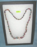 Vintage Venetian beaded necklace