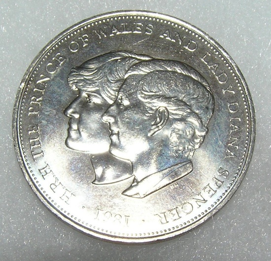 Charles and Lady Diana commemorative medallion