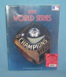 World Series 1978 official program