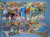 Large group of vintage Marvel, Xmen and related comic books