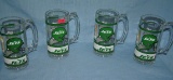 Group of vintage NY Jets beer mugs