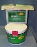 Container full of Septic Remedy